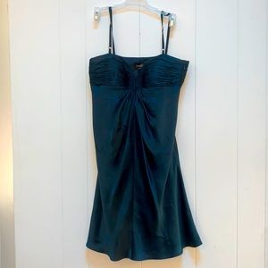 Emerald green cocktail dress